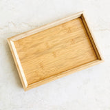 DAISYLIFE Natural and Eco-Friendly Bamboo Tea/ Coffee / Snacks / Food Serving Tray for guests or everyday use