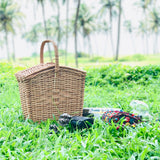 DaisyLife Wicker Picnic Basket