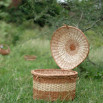 DaisyLife Wicker WIde Storage Basket